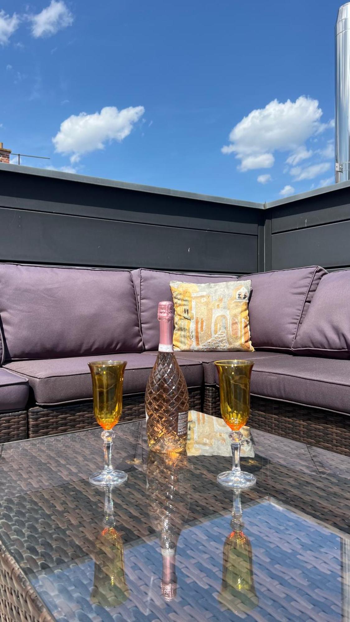 Apartman Se Saunou A Terasou S Vyhledem Na Brünn Exterior foto